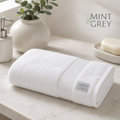 MintnGrey Luxury Cotton Hand Towel 550 GSM | White