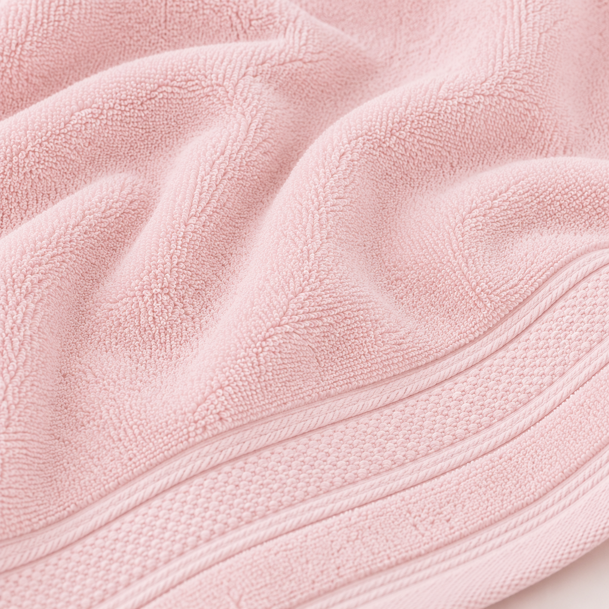 MintnGrey Luxury Cotton Towel 550 GSM | Light Pink