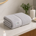 MintnGrey Luxury Cotton Towel 550 GSM | Light Grey