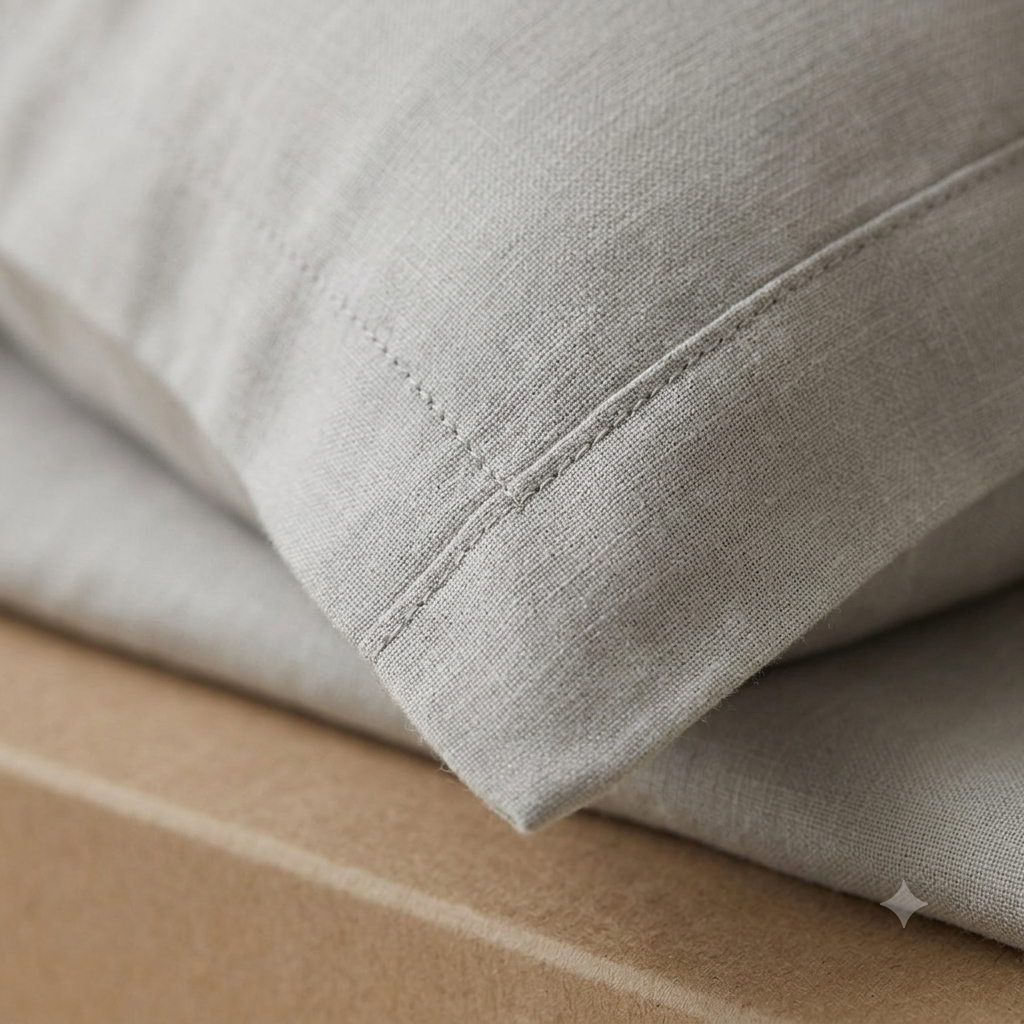 MintnGrey Microfibre Bedsheet - Light Grey